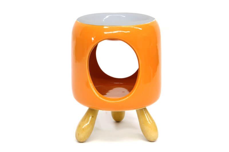 

Incense Burner with Wooden Legs