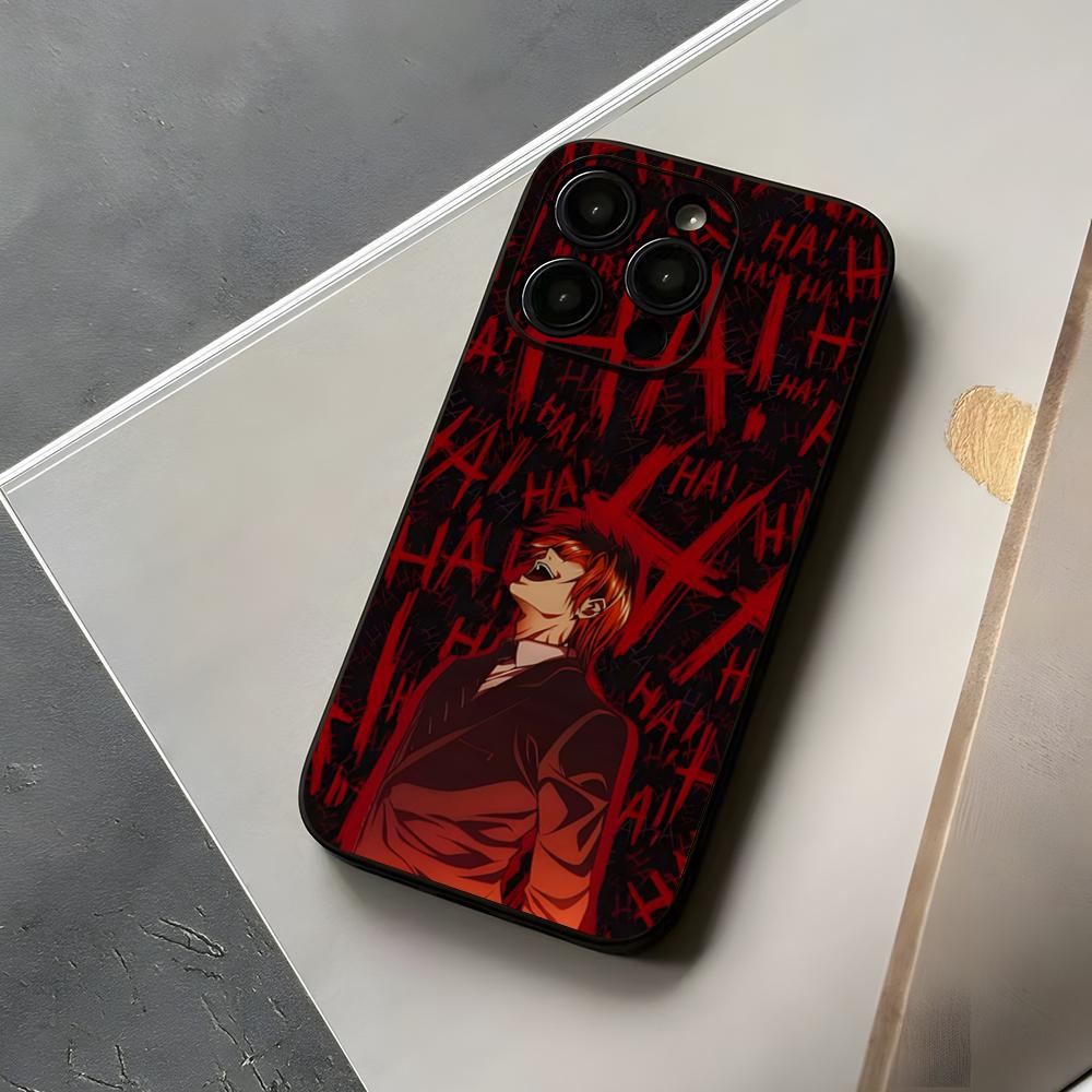 

Чехол для телефона с аниме Тетрадь смерти Для iPhone 15 16 12 14 Se 2020 2022 Pro Max 11 13 Xr X Розничная стабильность Xs Plus Funda Защитный чехол iPhone12 Pro