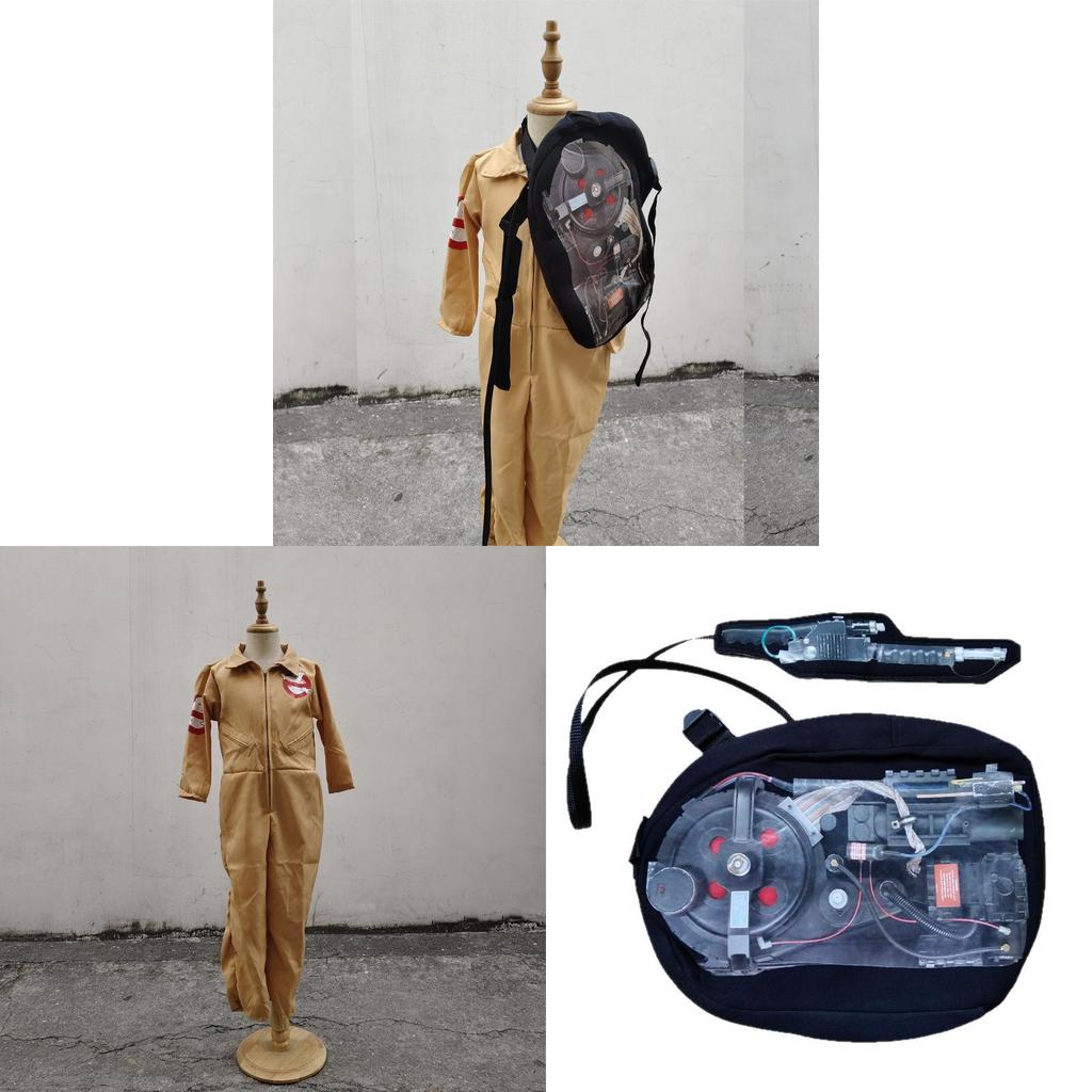 Ghostbusters Uniform Cosplay Mit Tasche Für Cosplay-Events Und Mottopartys