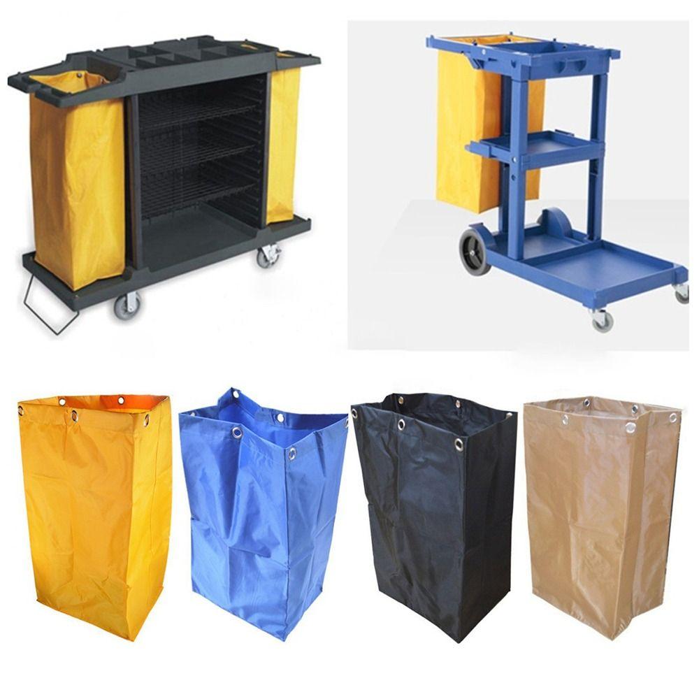 Vattentät Hotellstädning Skräphållare Förtjockad Hotell Sopsäck Rengöringsvagnspåse Hem