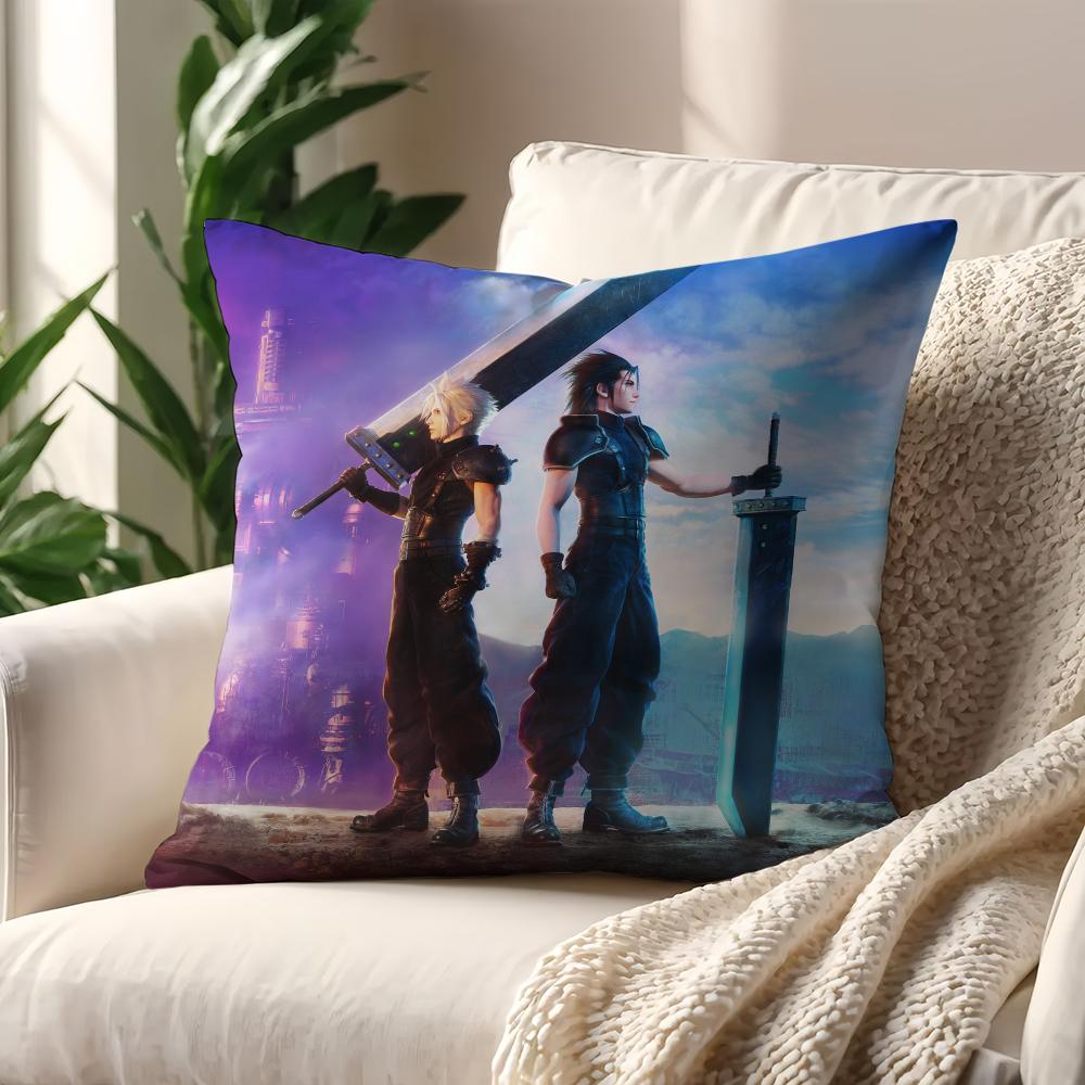 Game F-Final Fantasy VII Rebirth cushion cover Pillow Case Pillowcase Soft Skin Friendly & Comfortable with a Hidden Zipper