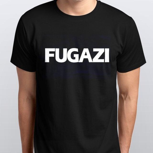 FUGAZI T-SHIRT sizes S M L XL XXL colours Black, White 3XL