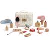 Wooden Teether Makeup Wooden Makeup Pretend Play Makeup Beauty Salon 19 Ages Easy Pretend Birthday Gift Set, Toy, Cosmetics, Pouch, Kids' Set, Toy,