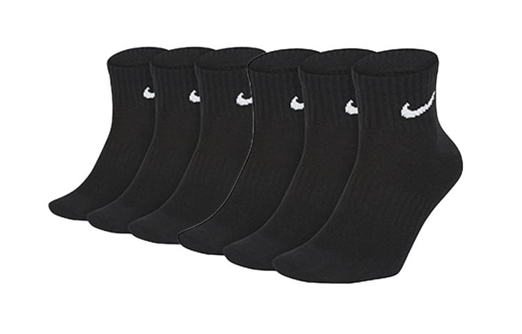 Men's Nike Ankle Socks Unisex Combo Set Black