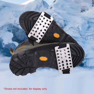 Outdoor Snowfield Snow Ice Walking Gripper Pads Scarpe Artiglio in acciaio inossidabile antiscivolo regolabile