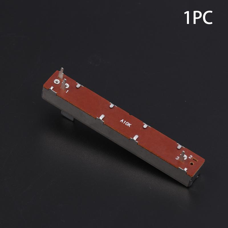 88Mm 3-Pin Single Potentiometer A10K B10K Straight Slide Potentiometer Mono Channel Mixer Fader Stroke 6Mm