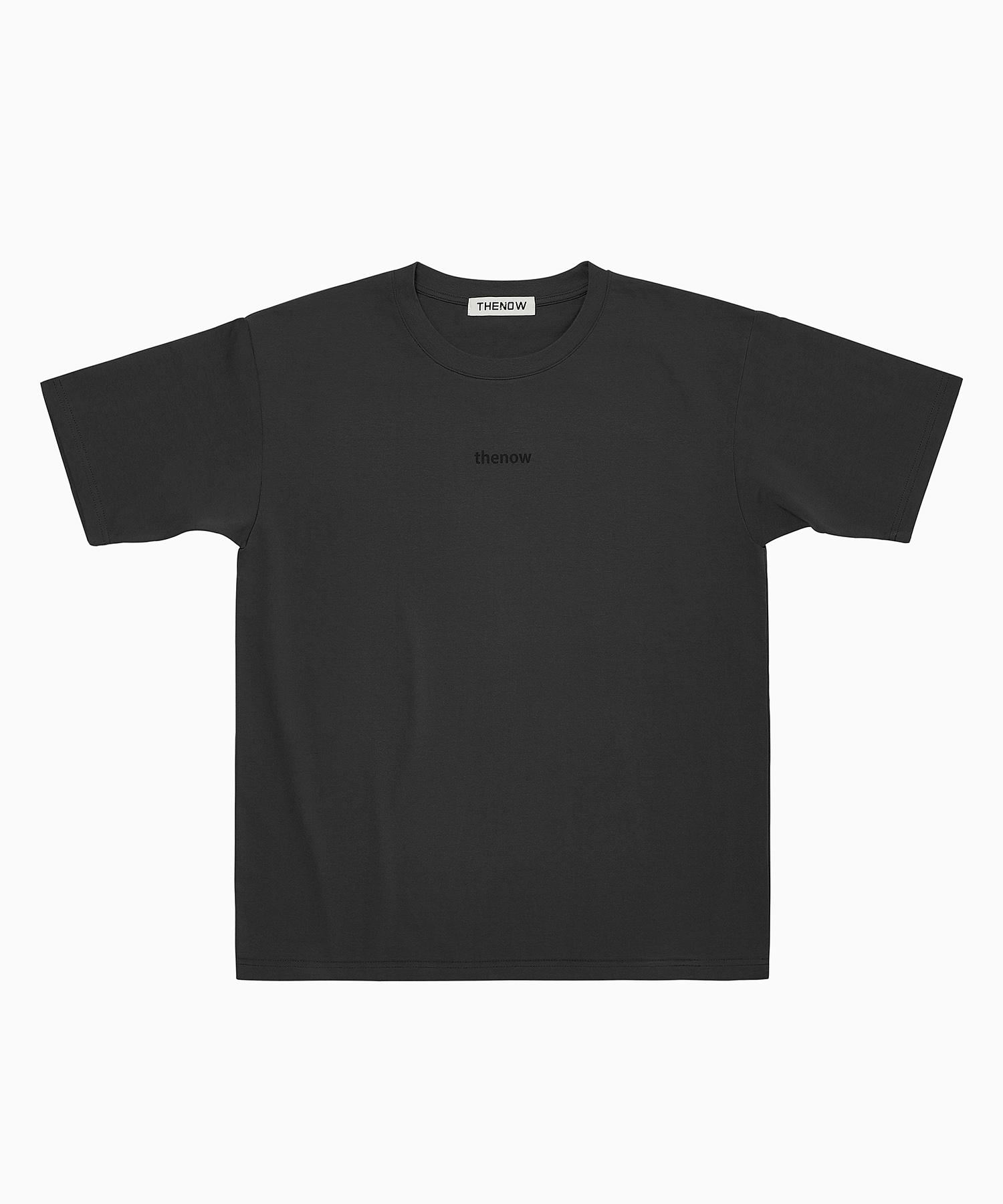 Dan And Now Thenow Mini Print Oversized T-Shirt Dark Gray Dark Gray/Medium