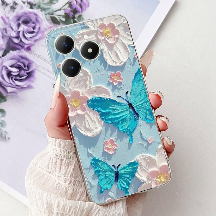 For OPPO Realme C61 C63 Case C 61 RMX3939 New design TPU Soft Silicone Shockproof Coque Funda For RealmeC63 C6 1 Phone Cover