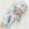 30CM Washable Lifelike Soft Hand-painted Simulation Baby Reborn Doll Children Accompany Play Doll