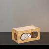 Hamster Tunnel Wood Tube Tunnel Cage Accessory Interesting Hideout Hamster Exploring Toys for Rat Hedgehog Pet Supplies