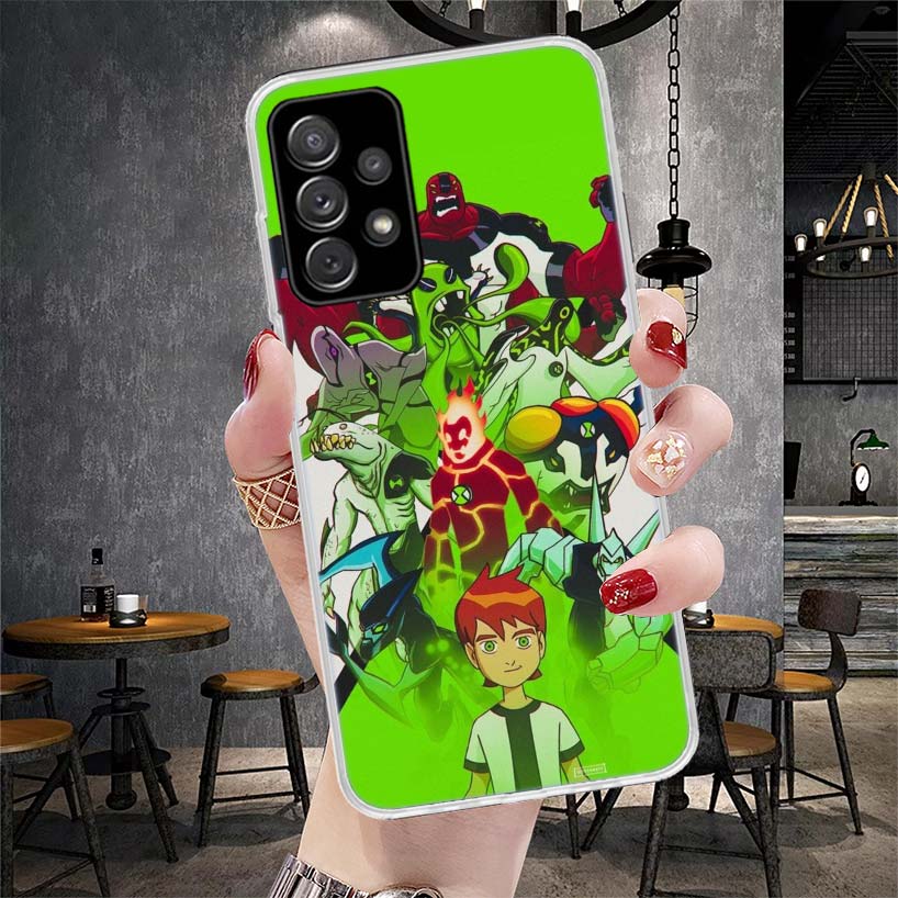 Ben Cartoon 10 Soft Phone Case For Samsung Galaxy A12 A22 A32 A52 A72 A02S A51 A50S A71 A70 A31 A20S Note 20 Ultra S10 A10S Gala