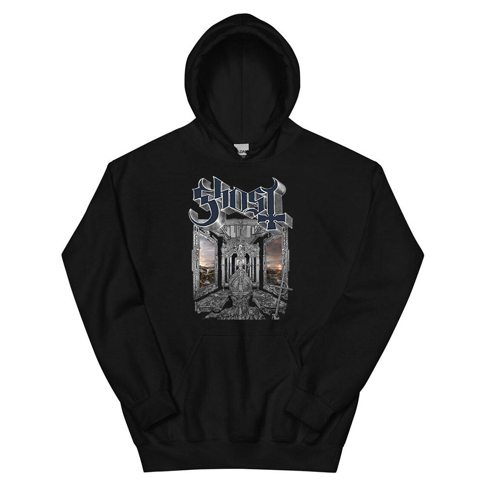 Ghost Satanized Skeletá Album 2025 Hoodies Long Sleeve Hooded Sweatshirts for Men/Women Heavy Mental Grunge Style Pullovers