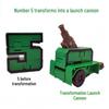Children's Educational Robot Building Blocks: Transforming Digital Autobot Letters