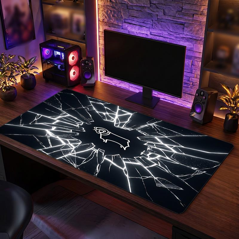 Derby County Football Print Large Mouse Pad, Anti-Slip Extended Gaming Desk Mat for Office Home