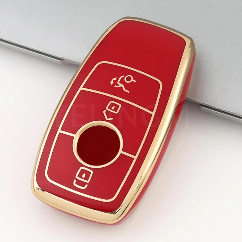 Car Remote Key Case Cover Shell Fob For Mercedes Benz A C E S G Class GLC CLA GLB GLS W177 W205 W213 W222 X167 AMG Accessories
