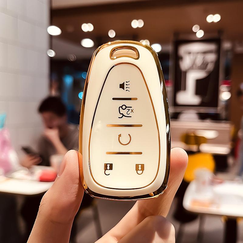 Tpu Car Key Case Remote Fobs Cover Keychain For Chevrolet Camaro Cruze Xl8 Malibu Equinox Blazer Trailblazer Auto Accessory
