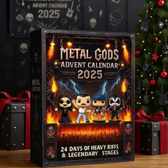 Yousheng Christmas Advent Calendar 24 Days Countdown Calendar with 24 Acrylic Collectible Cartoon Figures Surprise Gifts for Kids Adults