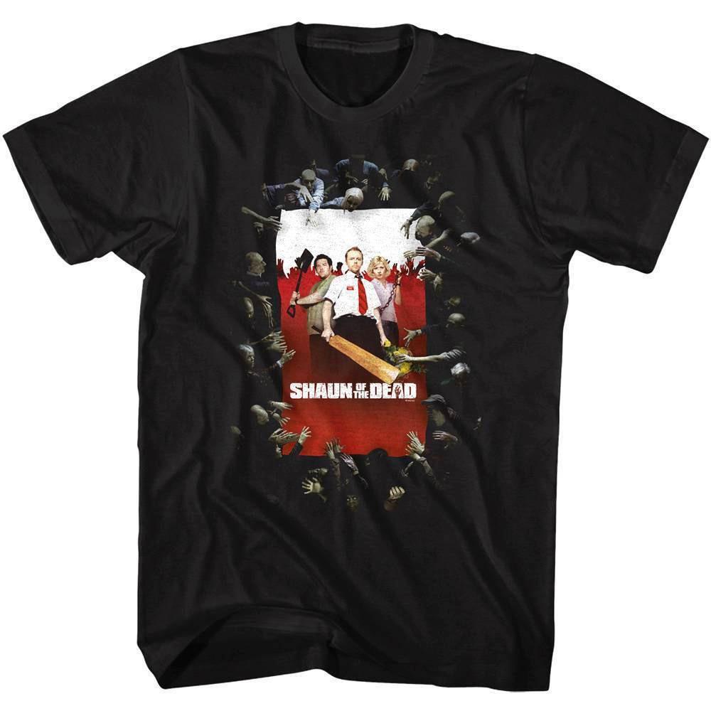 Shaun of the Dead Zombie Attack Men T Shirt M