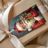 40 Stück, Weihnachtsetiketten, Geschenketiketten, Partydekorationen, DIY, Verpackungsverzierungen, Grußkarten, Geburtstagskarten, Juteschnur