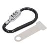 Helmet Safety Lock Anti Theft Helmet Lock Aluminum Alloy Replacement for Indian Dirt Bike