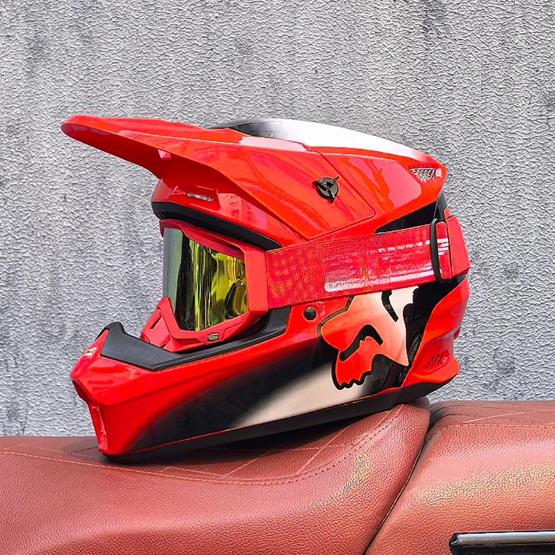 Off-Road Helmets Kids Teens Electric Bike Helmets Men and Women Rally Helmets Mountain Bike Riding Downhill