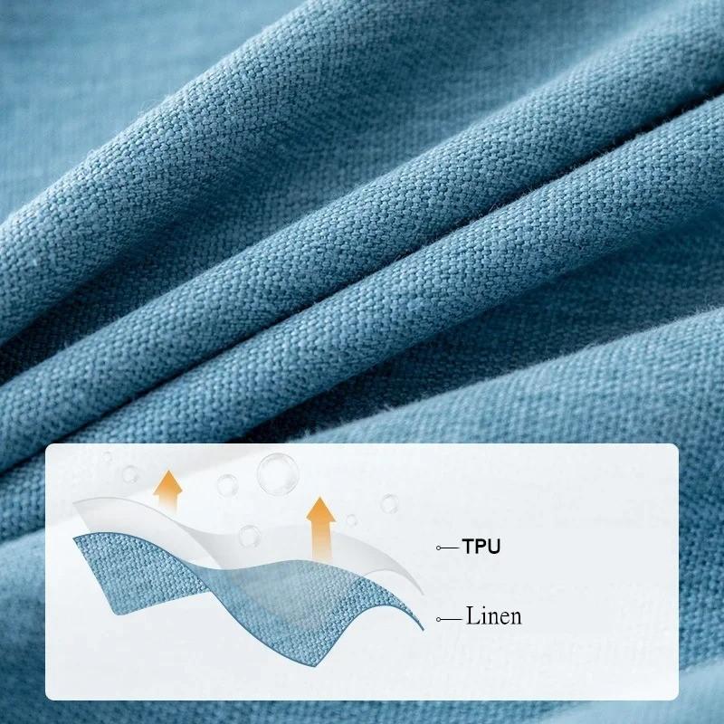 Fețe de masă din dantelă Fețe de masă rezistente la apă și ulei, ceai, cafea, husă de masă rotundă din bumbac, pentru decorațiuni de acasă, pentru petreceri de nuntă.