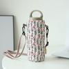 Fashion Cup Storage Bag Cotton Linen Cup Cover Canvas Water Cup Bag Portable Shoulder Bottle Cover Bag Tea Cup Holders
