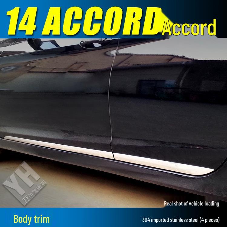 Stainless Steel Body Trim for 9th and 9.5th Gen Accord (2014-2016 Models)