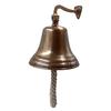 Campana grande de latón de 7 ", campana de trineo, campana de barcos náuticos colgantes montada en la pared para la cena, casa de campo de Navidad, iglesia marítima, casa pirata