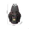 Electrician Tool Pouch with Belt Loop Compact for Electricians, Technicians, Work Site,