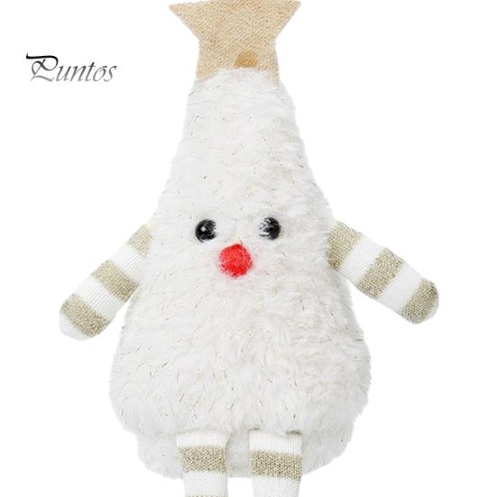 Holiday Gift Box Fillers Fluffy Christmas Hanging Ornaments, Small Wreath/Tree Plush Doll Pendant, Winter Xmas Toys for Windows Tree Decoration