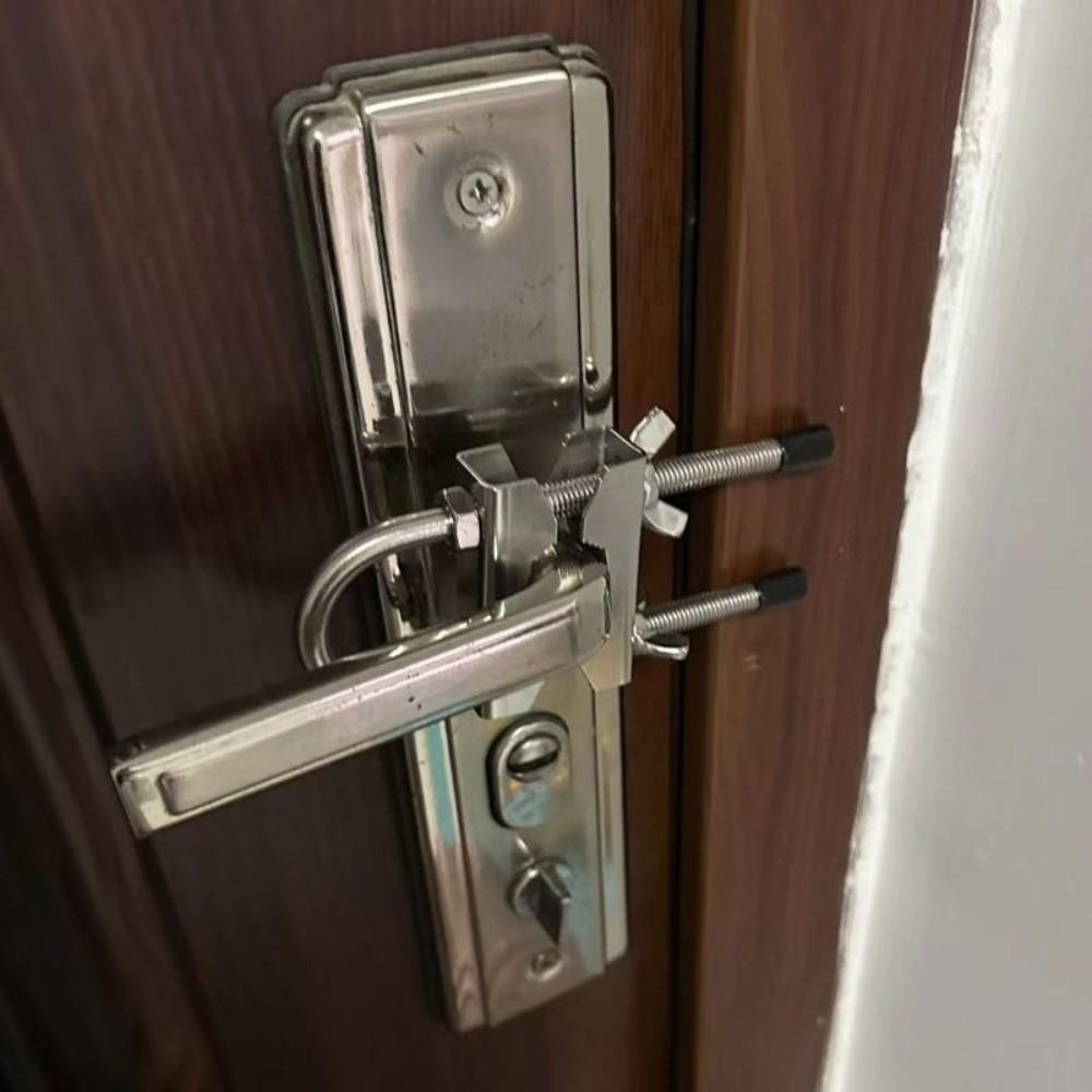 Anti-pry Anti-theft Door Lock Adjustable Hotel Door Lock Security Door Stopper  Toddlers Protection