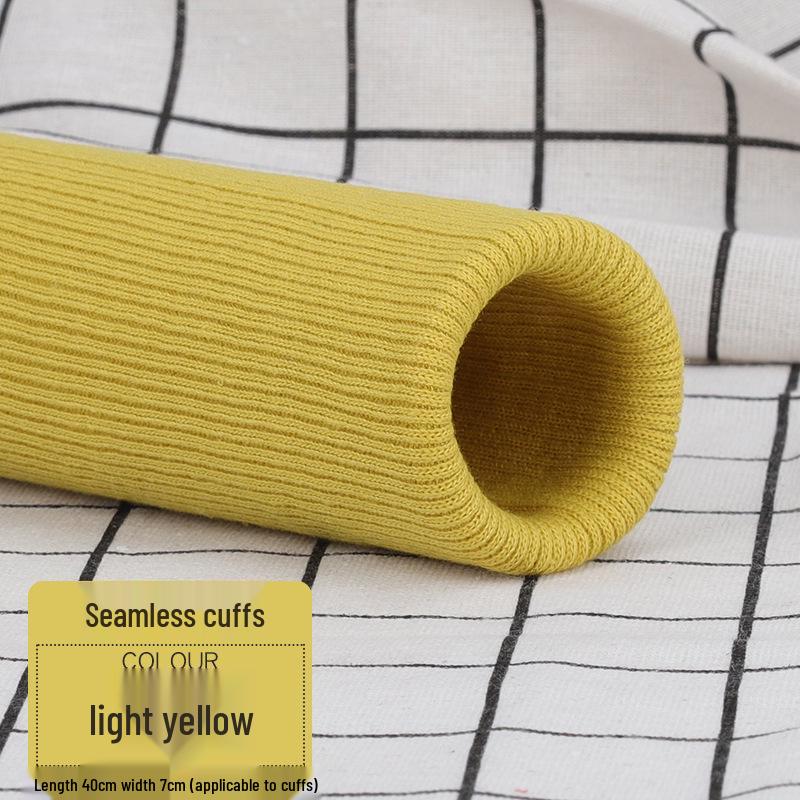 Elastic Trim Ribbed Cuffs for Children's Down Jackets and Pants