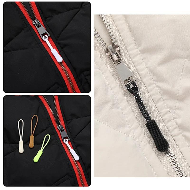 20Pcs TPU Environmentally Friendly Zipper Head Replacement Clip Broken Buckle Fixer Zip Cord Bag Suitcase Tent Zipper Head