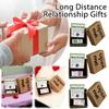 Long Distance Relationship Gift "Open Me" Money Tree Seeds Prank Gift Box For Birthday, Office Party, Christmas Valentines Gifts