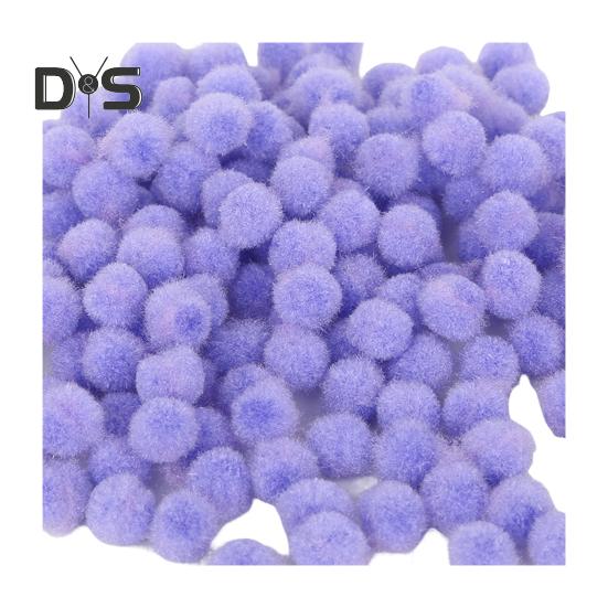 

300 шт. помпонов для рукоделия 10 мм пушистые фетровые шарики однотонные пушистые помпоны для кукол гирлянда DIY поделки украшения H