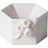 Handcrafted White Porcelain Plum Blossom Incense Holder for Home Decor