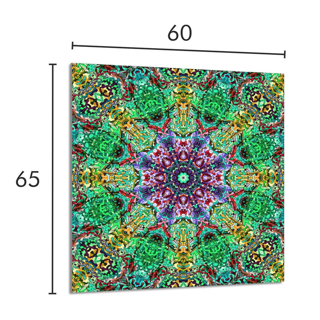 PANEL SZKLANY DO KUCHNI 60x65 Wzór