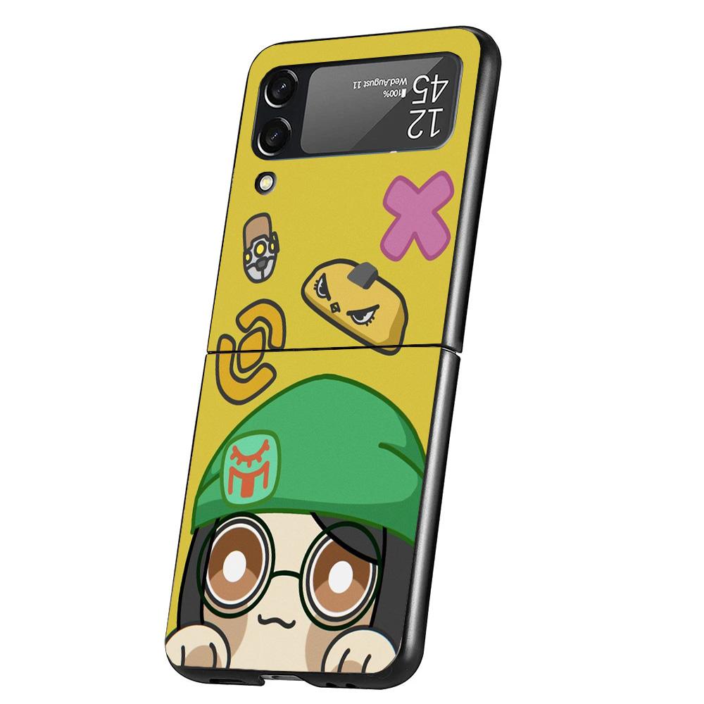 Game Valorant Cute Cover Phone Case For Samsung Galaxy Z Flip 7 6 5 4 3 5G Flip7 Flip6 Flip5 Flip4 Flip3 Black Fundas Shell Gala