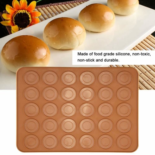 Round Macaron Sheet Silicone Macaron Mat for Microwave Ovens and Refrigerators