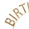Happy Birthday Girl Headband Sweet Girls Birthday Party Tiara Styling Princess Crown Rhinestone Hair Hoop Fashion Hairband