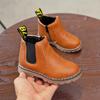 New Kids Fashion Boots for Boys Girls Toddlers Big Children Ankle Boots with Zipper Warm Thick Plush Autumn Winter Chelsea Boots