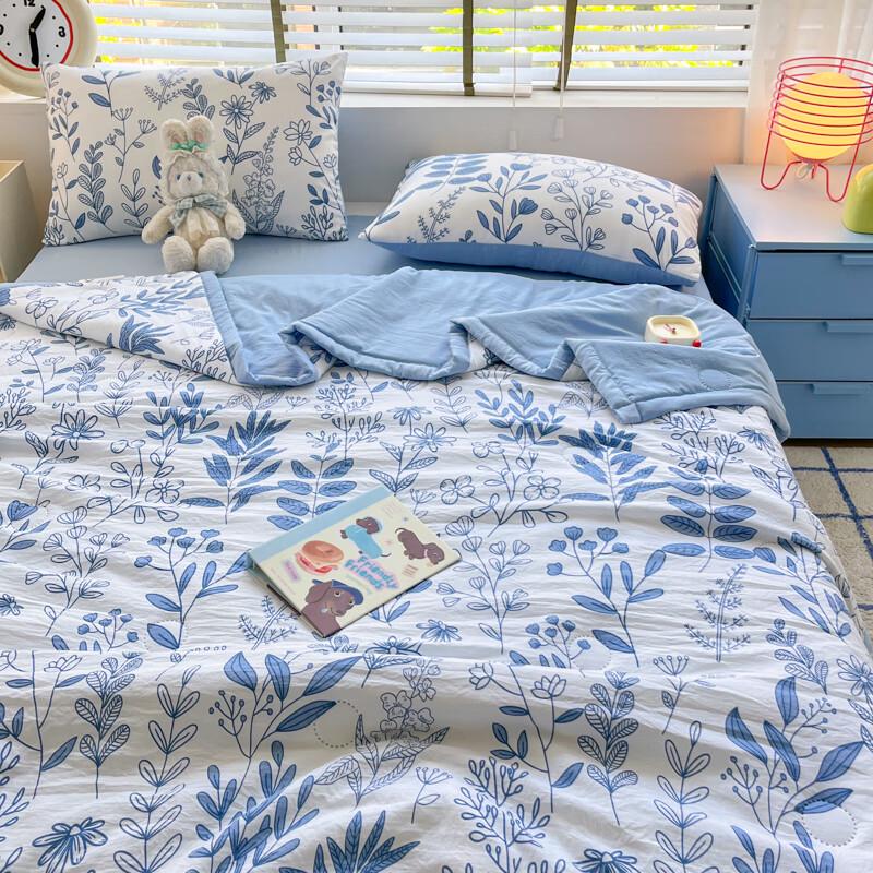 Yilian Printed Washed Cotton Summer Quilt