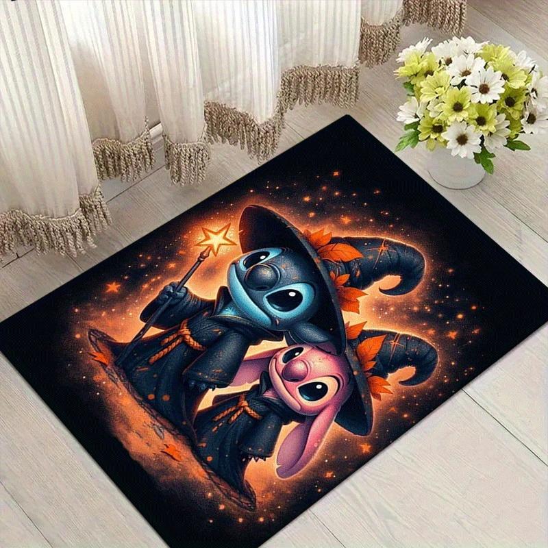 

1pc Stitch Pattern Area Rug Soft Flannel Floor Mat for Living Room,Office,Bedroom and Carpet 60cm by 90cm