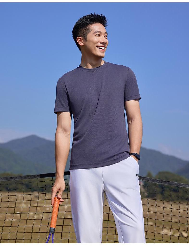 Custom Print Quick-Dry Crew Neck T-Shirt for Company Advertising, Outdoor Events, and Team Building.