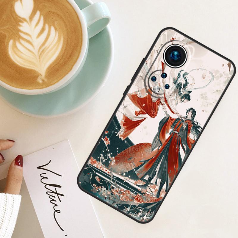 Anime Tian Guan Ci Fu For Huawei P40 P20 P30 P60 Pro Nova 5T 9 P Smart Honor Magic5 Lite 50 70 90 X8 X8a X9a Case