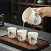 Dehua Lard-Jade White Porcelain Kung Fu Tea Set
