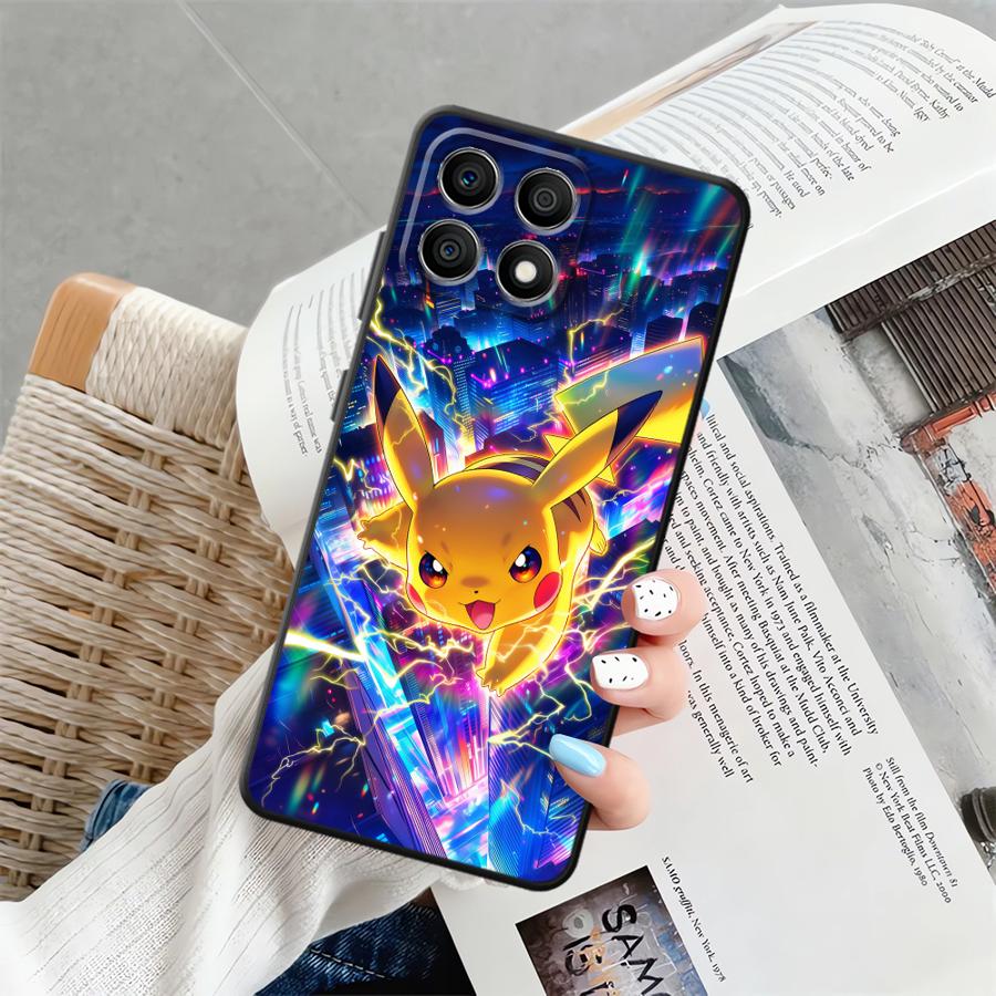 Cute Pikachu Pokemon Case for Honor X6 X5b Magic5Lite 70 X8 X7 X9a 8X 90 200 400 Lite Funda Phone Cover