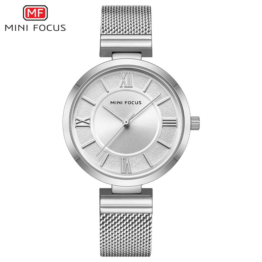 

Простые женские часы с маленьким циферблатом, японский механизм, водонепроницаемые, стальной сетчатый ремешок, женские часы