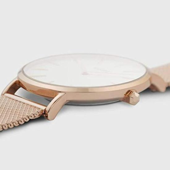 Authorized Dealer Cluse Watch CW0101211003 Boho Chic 28mm Rose Gold Dial [CLUSE] Women's Mesh/White